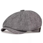 Flat Cap 100% Cotton Breathable Newsboy Design One Size Fits Most
