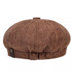 Flat Cap 100% Cotton Breathable Newsboy Design One Size Fits Most