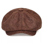 Flat Cap 100% Cotton Breathable Newsboy Design One Size Fits Most