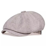 Flat Cap 100% Cotton Breathable Newsboy Design One Size Fits Most