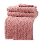 Fleece Blanket Double-Layer Breathable Machine-Washable