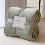 Fleece Blanket Plush Machine-Washable Quick-Drying