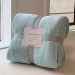 Fleece Blanket Plush Machine-Washable Quick-Drying