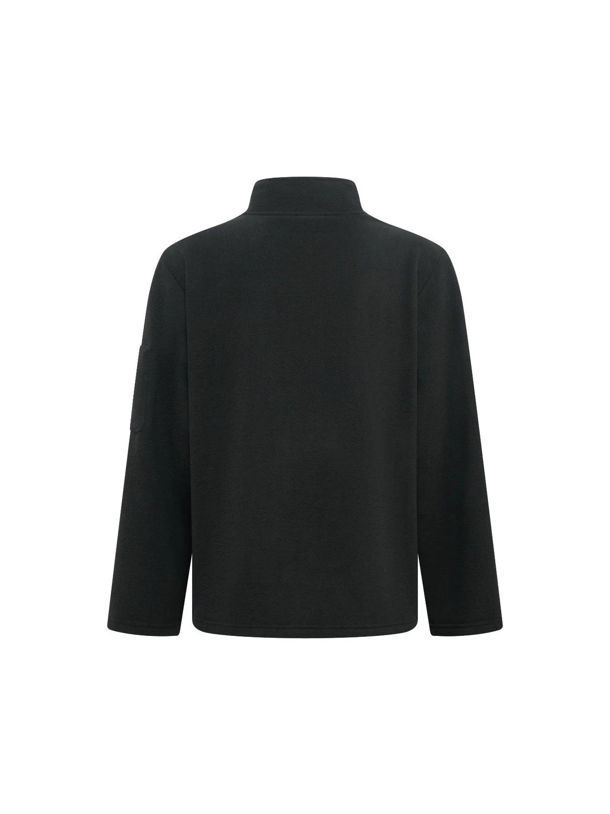 Fleece Jacket Windproof Stretch Full-Zip Stand Collar
