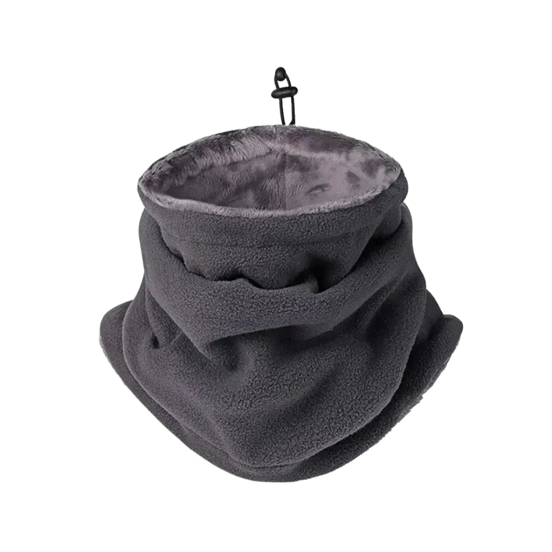 Fleece Neck Warmer Adjustable Drawstring Multiway Face Covering