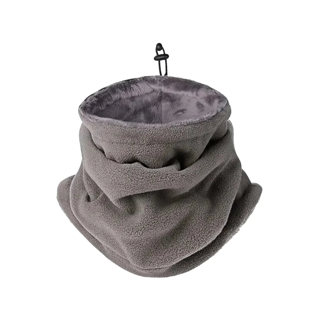 Fleece Neck Warmer Adjustable Drawstring Multiway Face Covering