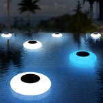 Floating Pond Light Solar-Powered RGB Remote Control Waterproof