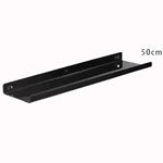 Floating Shelf Acrylic Wall-Mounted Single-Level Display Shelf