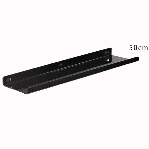 Floating Shelf Acrylic Wall-Mounted Single-Level Display Shelf