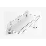 Floating Shelf Acrylic Wall-Mounted Single-Level Display Shelf
