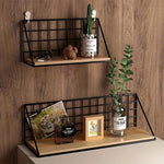 Floating Shelf Iron Drill-Free Installation Space-Saving