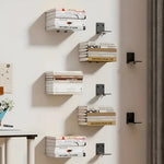 Floating Shelf Iron Wall-Mounted Space-Saving