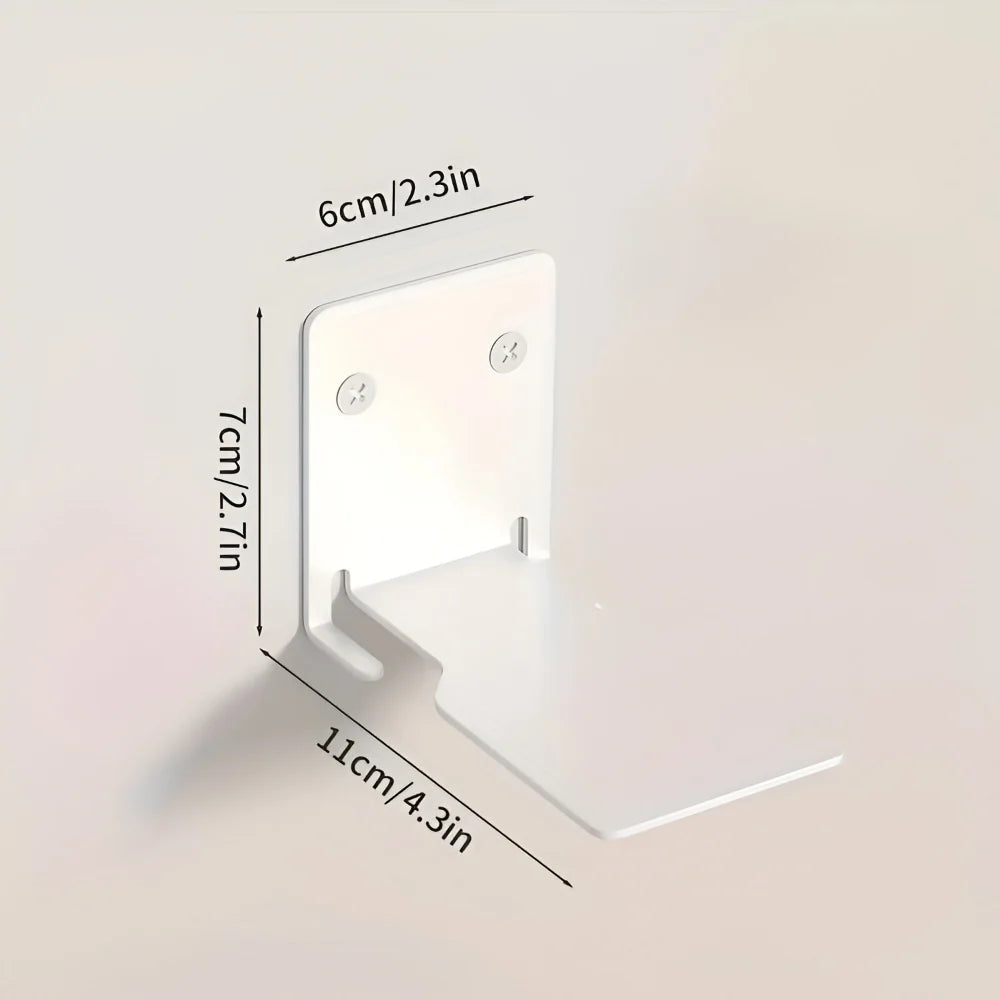 Floating Shelf Iron Wall-Mounted Space-Saving