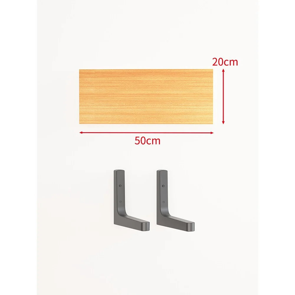 Floating Wall Shelf Concealed Brackets Space-Saving Display