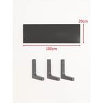 Floating Wall Shelf Concealed Brackets Space-Saving Display