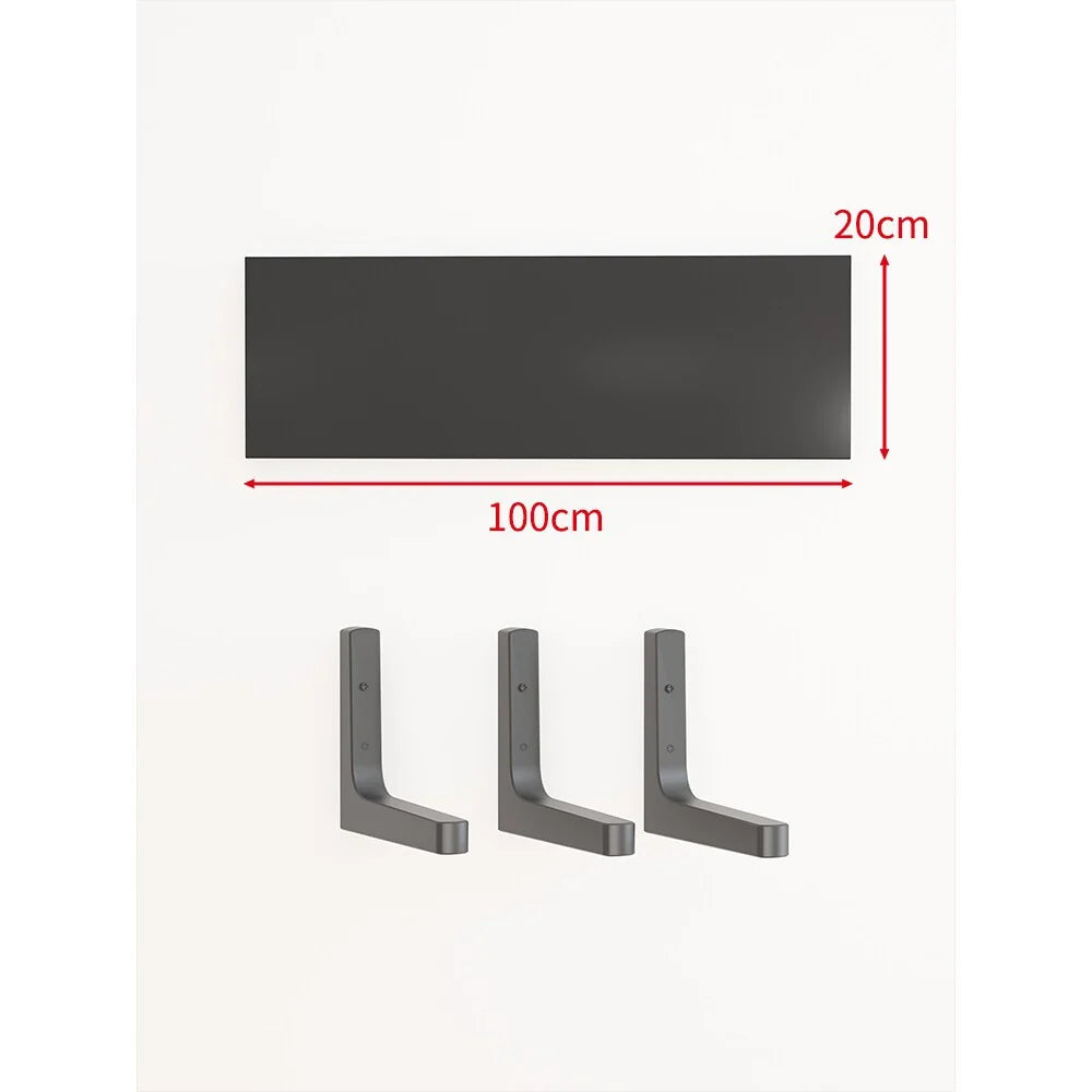 Floating Wall Shelf Concealed Brackets Space-Saving Display