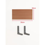 Floating Wall Shelf Concealed Brackets Space-Saving Display
