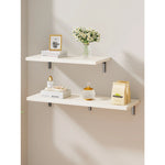Floating Wall Shelf Concealed Brackets Space-Saving Display