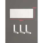 Floating Wall Shelf Concealed Brackets Space-Saving Display