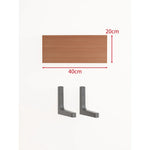 Floating Wall Shelf Concealed Brackets Space-Saving Display