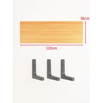 Floating Wall Shelf Concealed Brackets Space-Saving Display