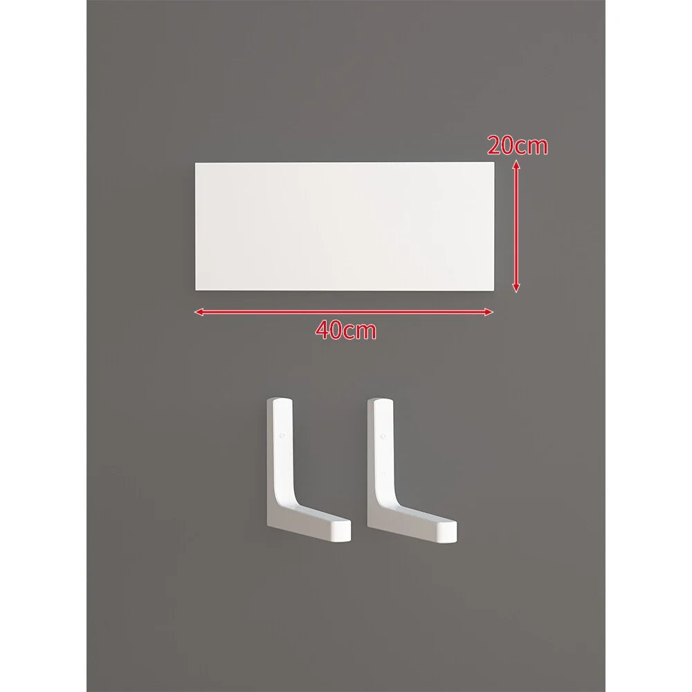 Floating Wall Shelf Concealed Brackets Space-Saving Display
