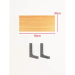 Floating Wall Shelf Concealed Brackets Space-Saving Display
