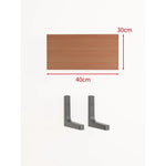 Floating Wall Shelf Concealed Brackets Space-Saving Display