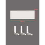 Floating Wall Shelf Concealed Brackets Space-Saving Display