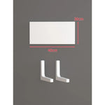 Floating Wall Shelf Concealed Brackets Space-Saving Display