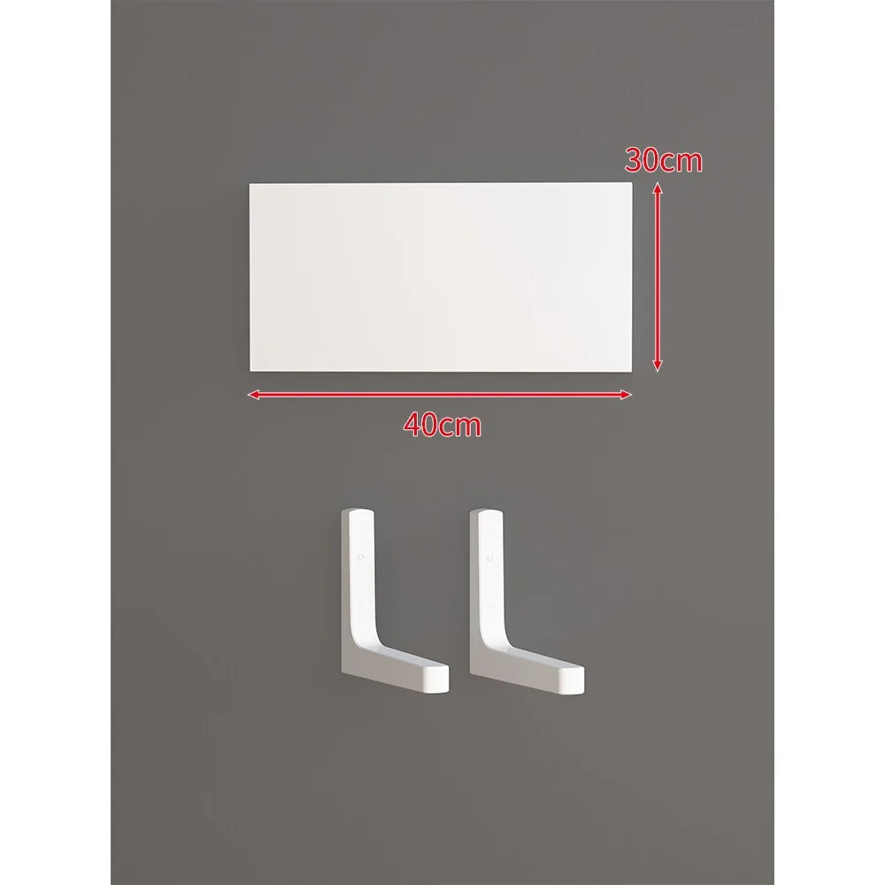 Floating Wall Shelf Concealed Brackets Space-Saving Display