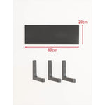 Floating Wall Shelf Concealed Brackets Space-Saving Display
