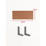 Floating Wall Shelf Concealed Brackets Space-Saving Display