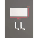 Floating Wall Shelf Concealed Brackets Space-Saving Display