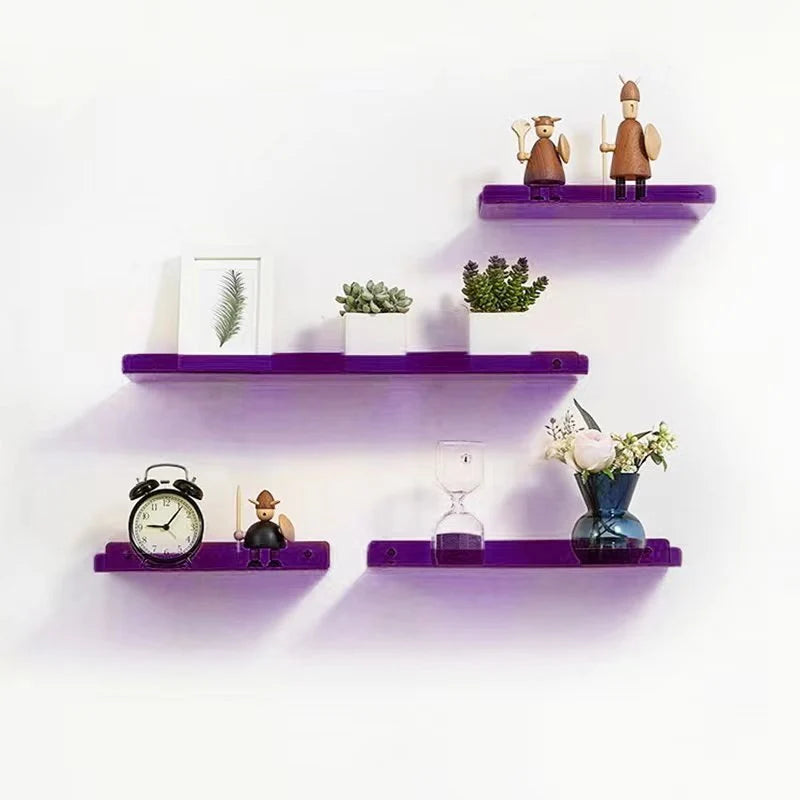 Floating Wall Shelf Invisible Mount Acrylic
