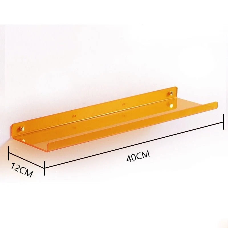 Floating Wall Shelf Invisible Mount Acrylic