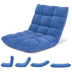 Floor Chair 14 Reclining Positions Foam Padded Foldable