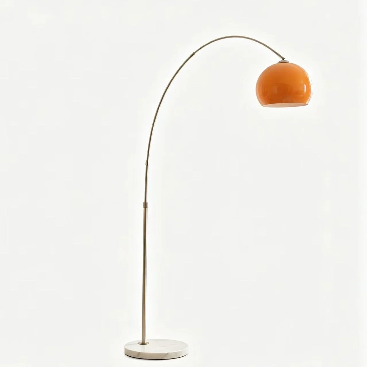 Floor Lamp Curved Arc Adjustable Height Warm Ambient Lighting