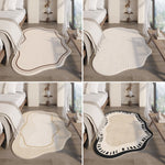 Floor Mat Soft Organic Shape Easy-Care Fibers