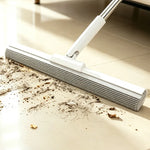 Floor Squeegee Broom Silicone Bristles Sweeping & Water Scraper