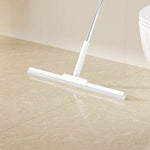 Floor Squeegee Broom Silicone Bristles Sweeping & Water Scraper