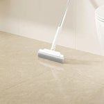 Floor Squeegee Broom Silicone Bristles Sweeping & Water Scraper