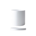 Flower Pot Ceramic Matching Saucer & Drainage Hole