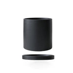 Flower Pot Ceramic Matching Saucer & Drainage Hole