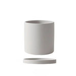 Flower Pot Ceramic Matching Saucer & Drainage Hole