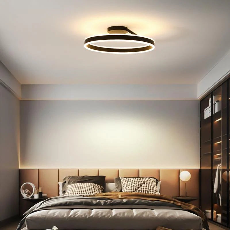Flush Mount Ceiling Light LED Dimmable Remote Control