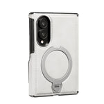 Foldable Phone Case Hinge Protection Magnetic Ring & Kickstand