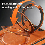 Foldable Phone Case Hinge Protection Magnetic Ring & Kickstand