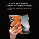 Foldable Phone Case Hinge Protection Magnetic Ring & Kickstand