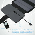 Foldable Solar Charger Monocrystalline High Efficiency USB IPX4